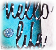 Mixed Media Art Tag Hello L 8