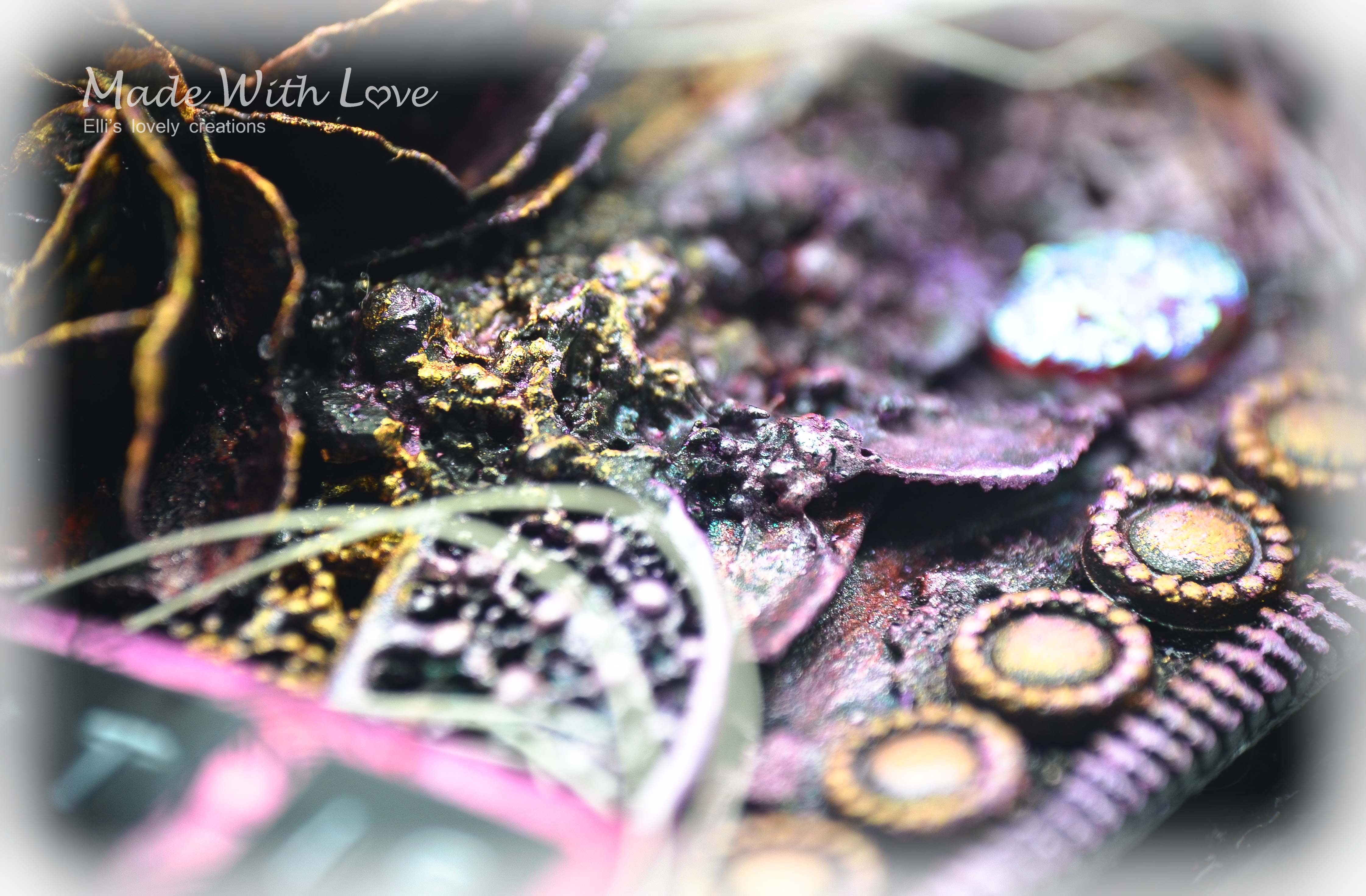 Mixed Media Mini Canvases Love Is Madness 22