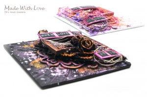 Mixed Media Mini Canvases Love Is Madness 8