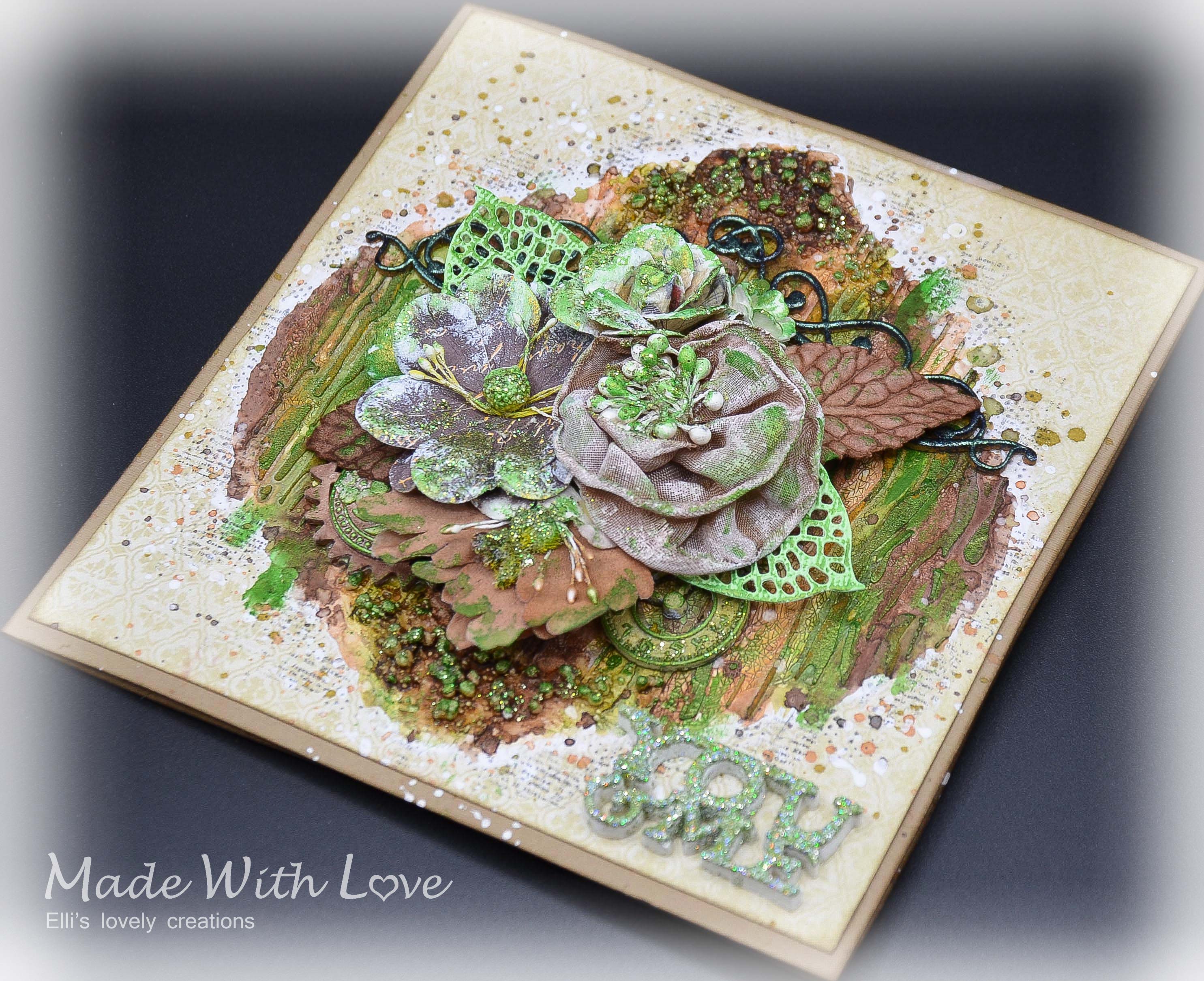 Mixed Media Autumn Greeting Card You and Me 5